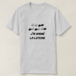 Jag segrade lotterit i franskt t-shirt