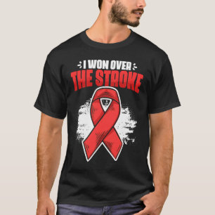 Jag Segrade över Strokeöverlevande Röda Bandet Str T Shirt