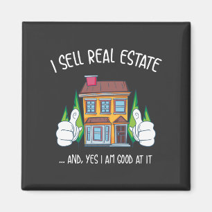 Jag Sell Real Gods Magnet