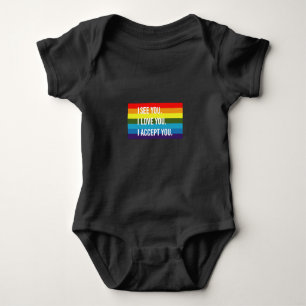 Jag ser att jag Kärlek.. Jag accepterar Gay pride  T Shirt
