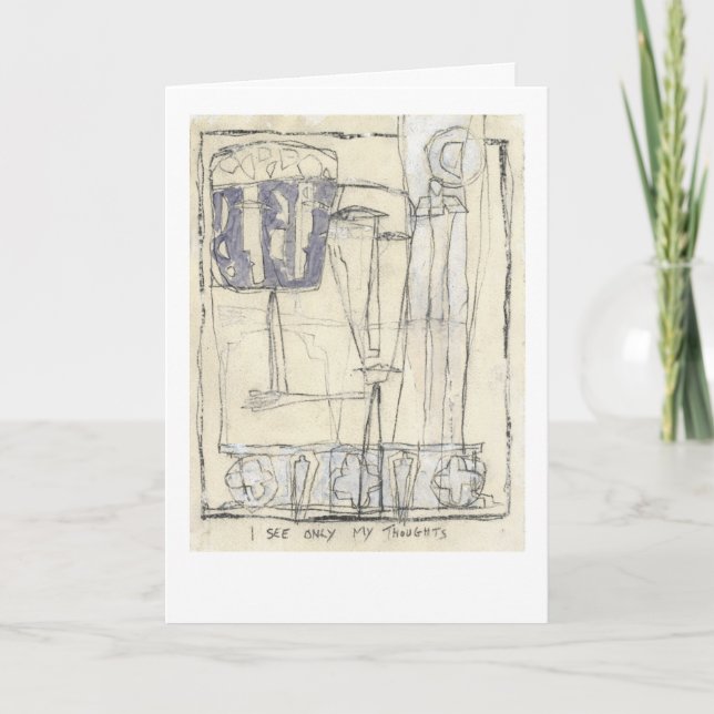 Jag ser bara mina tankar kort (Framsida)