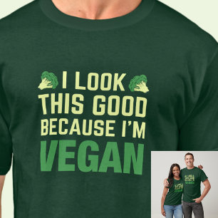 Jag ser den här Bran för att jag är Vegan på Mörk  T Shirt