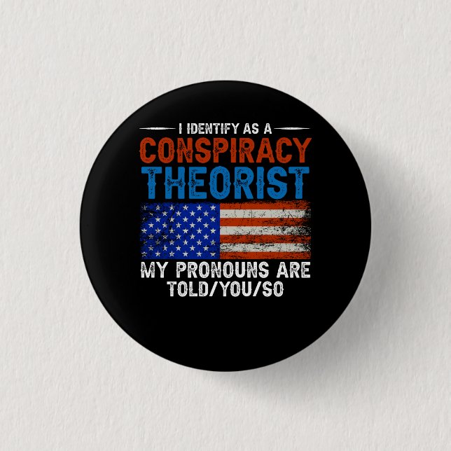 Jag ser det som en konspiration att terroristiska  knapp (Framsida)