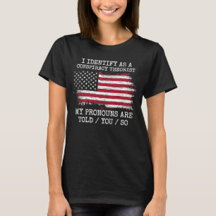 Jag ser det som en konspiration att terroristiska t shirt