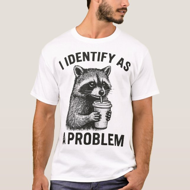 Jag ser det som ett problem. t shirt (Framsida)