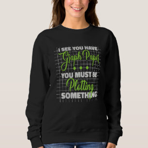 Jag ser dig Habe Graph Papper Math Lärare Math T Shirt