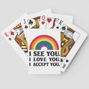 Jag ser dig i Kärlek.. Jag accepterar dig. Casinokort