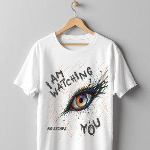 Jag ser dig ingen utväg kusligt öga t shirt