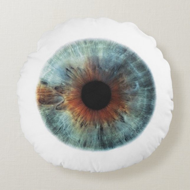 Jag ser dig LUXURY PILLOW Rund Kudde (Framsidan)