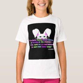 Jag ser dig, Påskhare Girls White Basic T Shirt