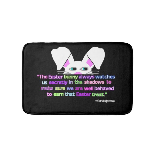 Jag ser dig, Påskhare liten badmatt Badrumsmatta (Framsidan)