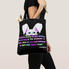 Jag ser dig, Påskhare över utskrift, verktygslåda Tygkasse