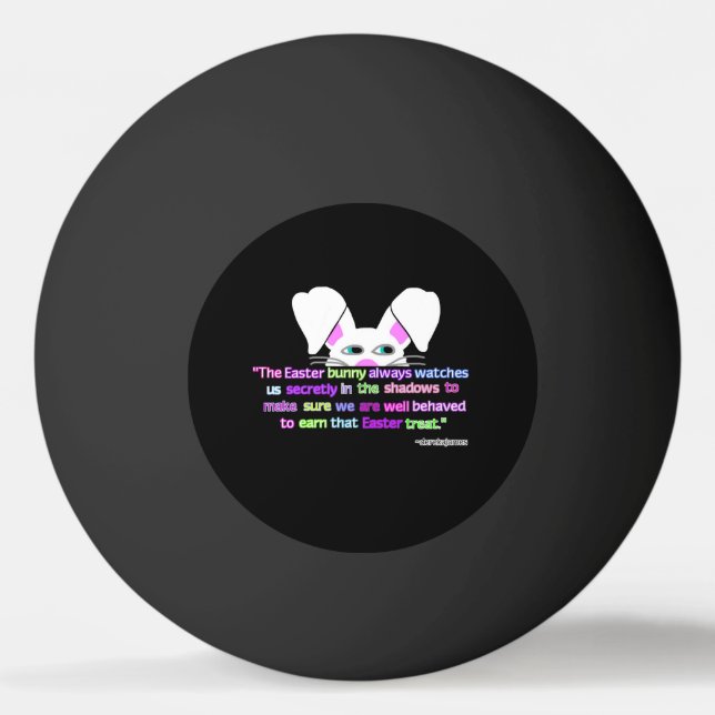 Jag ser dig, Påskhare Ping Pong Boll (Framsidan)