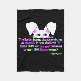 Jag ser dig, Påskhare småbildsblanket Fleecefilt