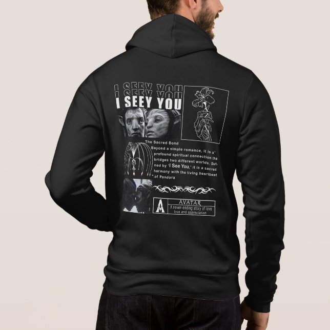 "Jag Ser Dig" Själslig Anslutning Konst - Minimali T Shirt (Baksida)