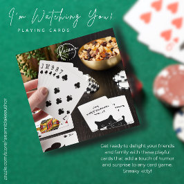 Jag ser dig spela kort casinokort