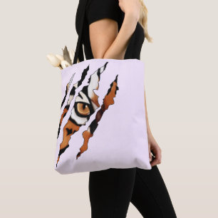 Jag ser dig. Tigress Öga och Klo Tote Tygkasse