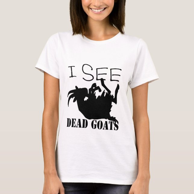 Jag ser döda getter t-shirt (Framsida)