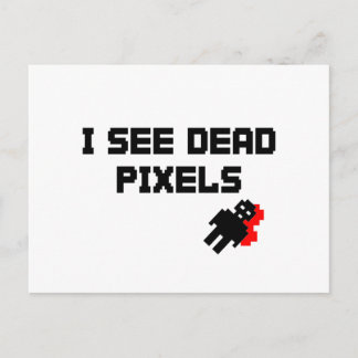 Jag ser döda pixlar vykort