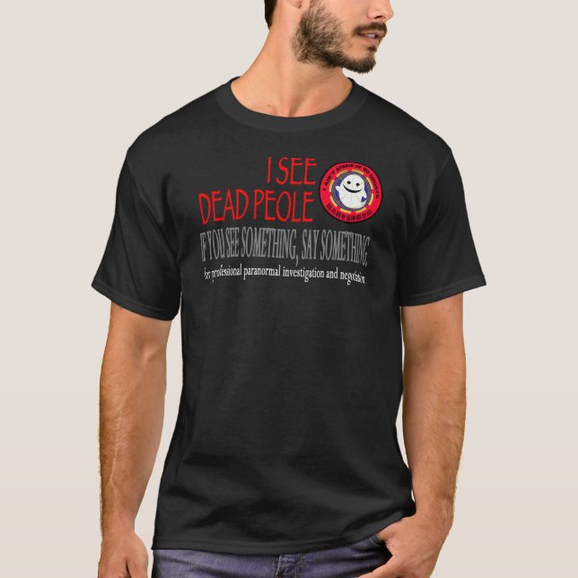 JAG SER DÖTT FOLK T-tröja Tee Shirt (Framsida)