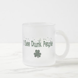 Jag ser Drunk People - St. Patrick's Day Beer Mugg