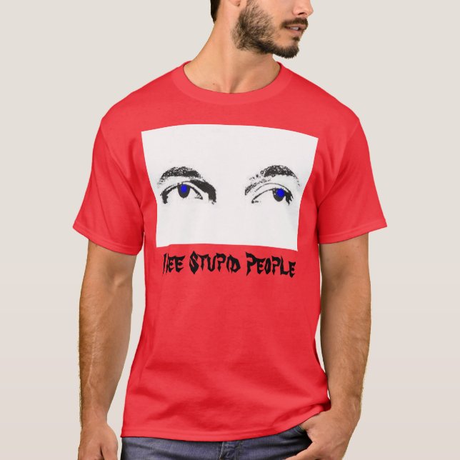 Jag ser dumt folk tee (Framsida)