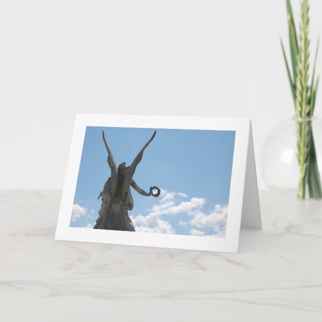 Jag ser en ängel fånga ett moln kort (Framsida)