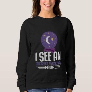 Jag ser en graf för en flyg- och rymdteknik major t shirt