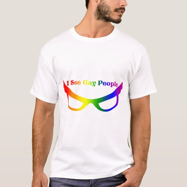 Jag ser glatt folk tee (Framsida)