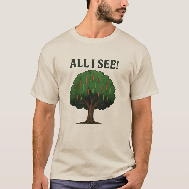 Jag ser handel med T-shirt (Framsida)