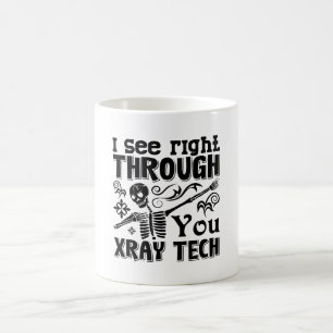 Jag ser Höger genom din röntgenteknik Kaffemugg