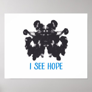 Jag ser hoppaffischen poster
