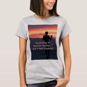 Jag ser inte den rörelsehindrada t-skjortan t shirt