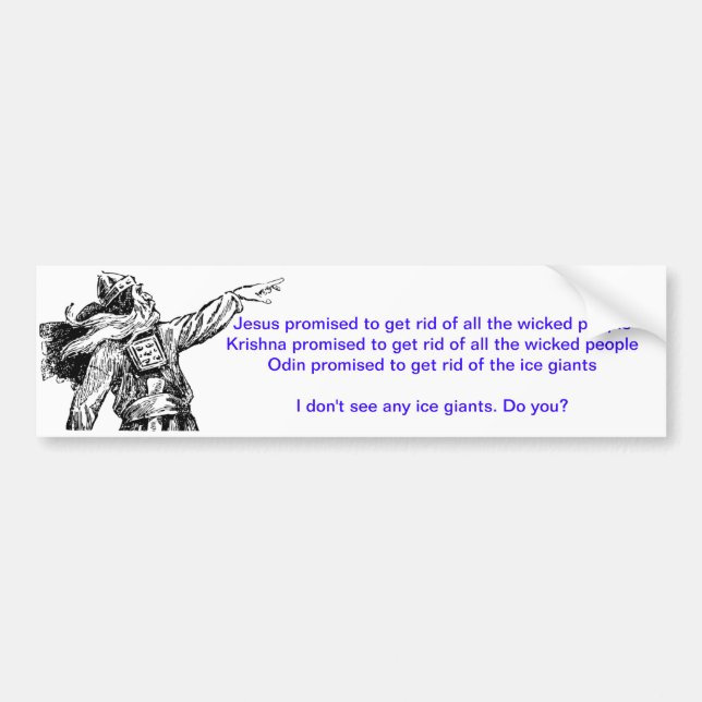 Jag ser inte några isjättar… bildekal (Framsidan)