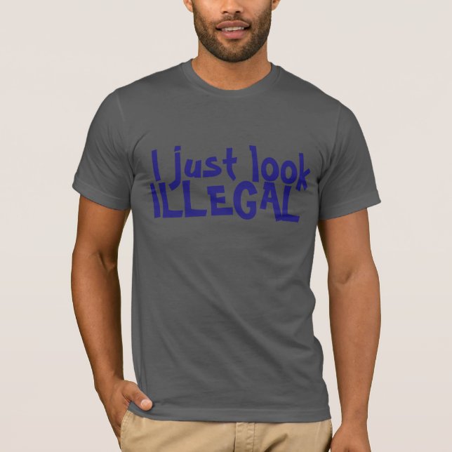JAG SER JUST ILLEGAL T-SHIRT (Framsida)
