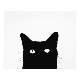 Jag ser katten klicka för att välja din färgdek fototryck