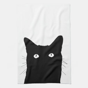 Jag ser katten klicka för att välja din färgrik kökshandduk