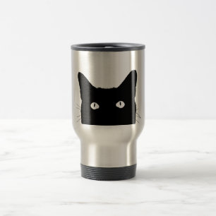 Jag ser katten klicka för att välja din färgrik resemugg