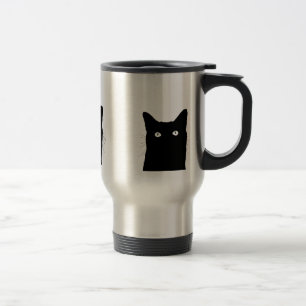 Jag ser katten klicka för att välja din färgrik resemugg