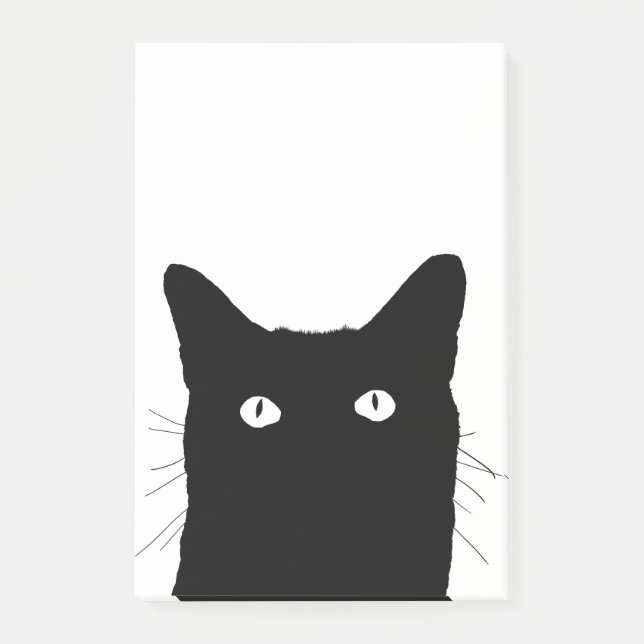 Jag ser katten klicka för att välja ditt post-it block (Framsida)