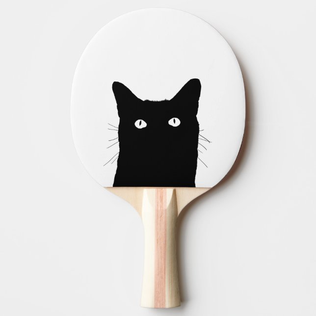 Jag ser katten klicka för att välja en pingisracket (Framsidan)