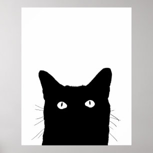 Jag ser kattklick för att välja din Färg-dekor Poster