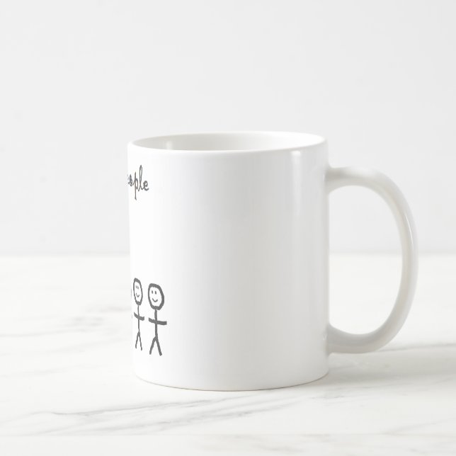 Jag ser kort folk kaffemugg (Höger)