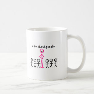 Jag ser kort folk kaffemugg