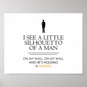 Jag ser lite en Shillouetto… Poster