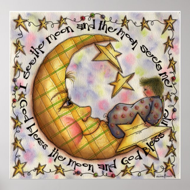 Jag ser Måne - Poster (Framsidan)