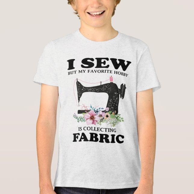 Jag ser, men min favorithobby samlar in struktur _ t shirt (Framsida)