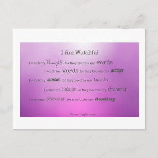 Jag ser mina tankar vykort