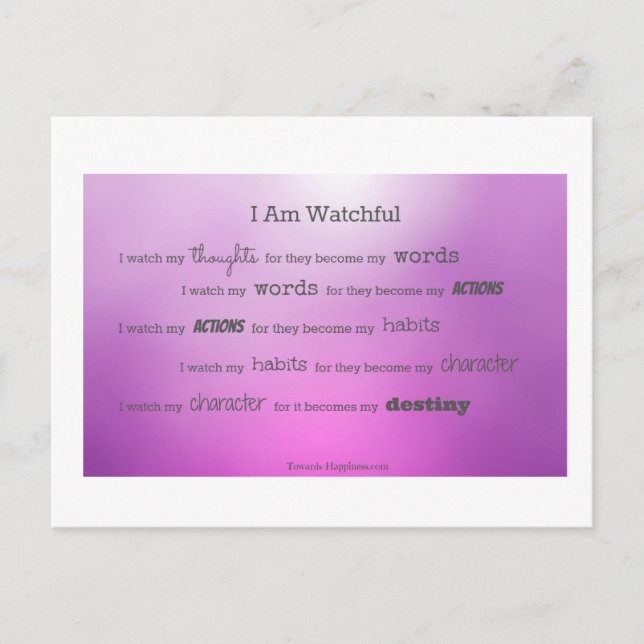 Jag ser mina tankar vykort (Framsida)