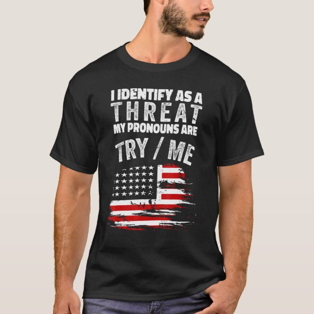 Jag ser mitt tal som ett hot. t shirt (Framsida)